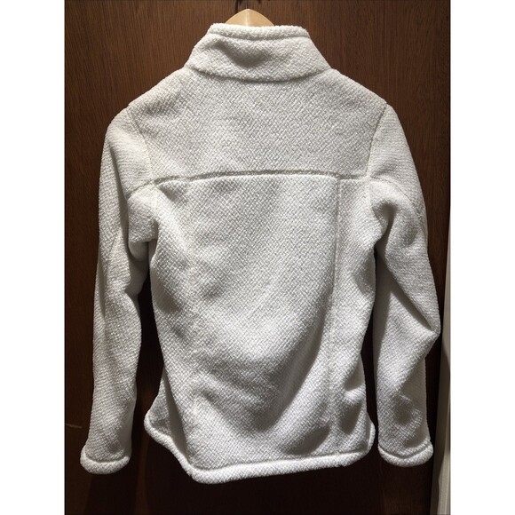 Patagonia Sweater Womens XS Ivory White Jacket Fleece Re-Tool Snap-T Pullover - Picture 5 of 8